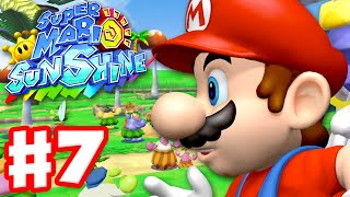 Super Mario Sunshine  Gameplay Walkthrough Part 7  Pianta Village 100 Super Mario 3D All Stars [upl. by Eirollam]