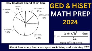 2024 GED amp HiSET MATH TEST PREP [upl. by Yllek294]