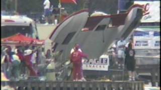 Miss Budweiser Unlimited Hydroplane Crash 1992 Seattle [upl. by Bessie]