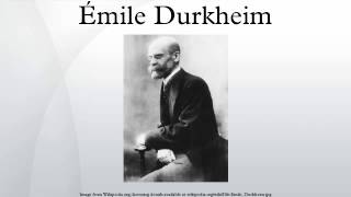 Émile Durkheim [upl. by Asihtal]