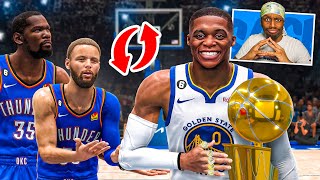 We Swapped Curry amp Westbrooks NBA Careers [upl. by Nerok280]