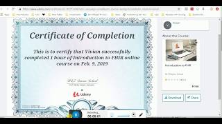 Free FHIR HandsOn Udemy Course [upl. by Odilo]