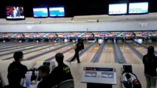 Ty Hoover Throwing a Perfect Strike at Legend Lanes [upl. by Tuppeny645]