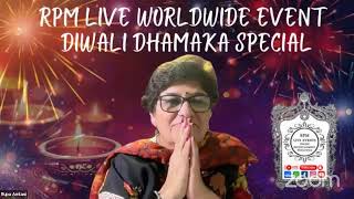 RPM LIVE WORLDWIDE EVENTS PRESENTS DIWALI DHAMAKA SPECIAL [upl. by Yramanna]