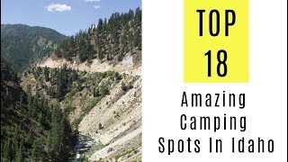 Amazing Camping Spots In Idaho TOP 18 [upl. by Lorn]