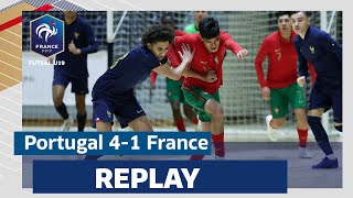 Futsal U19  PortugalFrance 41 le replay [upl. by Ocnarfnaig]