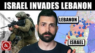 Israel Invades Lebanon and is hit by Irans Missile Attack [upl. by Irovi260]