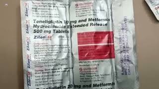 ZitenM 20mg500mg Tablet  Ziten M Tablets  Teneligliptin and Metformin Tablets  Ziten M 20mg500 [upl. by Christalle]