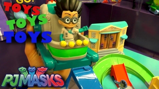 NEW PJ Masks Toys  Rival Racers  Transforming Playset [upl. by Amluz]