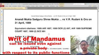 Anandi Mukta Sadguru Shri Muktajee Vandas Swami Suvarna Jayanti Mahotsav Sampark Trust v VRRudani [upl. by Gnap]