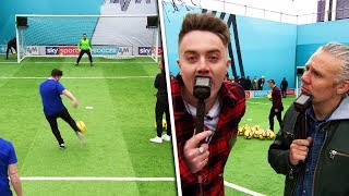 How NOT to do the Volley Challenge  Cardiff City fans  Robbie Fowler Roman Kemp amp Yxng Bane [upl. by Ful]