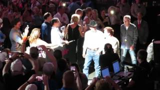 George Strait  Entrance amp Here For a Good Time2017Las Vegas NVTMobile Arena [upl. by Ahsad]