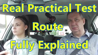 Real Practical Driving Test Routes In The UK  Full Commentary Explaining The 1 Driving Test Route [upl. by Nireves]