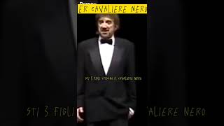 Er cavaliere Nero maestro Proietti divertente italia roma tv cinema [upl. by Slerahc]