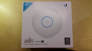 Ubiquiti Networks Unifi UAPACLR Unboxing  Long Range Wireless AC 1317Mbps WiFi Access Point [upl. by Sandie]