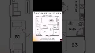 3BHK House Plan  East Facing House 2024  Har Har Mahadev🙏🏻🌸 [upl. by Courtnay869]