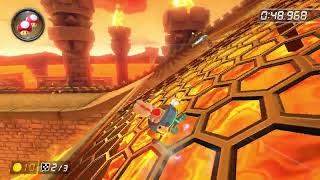 SNES Bowser Castle 3 150cc  140225  P Mario Kart 8 Deluxe World Record [upl. by Olav]