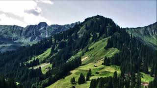 Kleinwalsertal  Auf dem Höhenweg von MittelbergZaferna nach Baad [upl. by Innad]