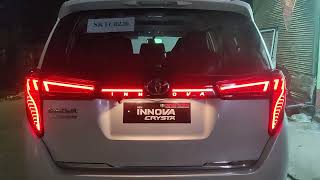 Toyota Innova Crysta Led Backlight Q8 AtoZ Car Accessories Siliguri 📞 8101198981 [upl. by Aitselec]