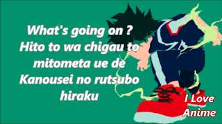 Boku no Hero Season 3 Opening 1 Lyrics ODD FUTURE [upl. by Kore]