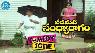 Padamati Sandhya Ragam Comedy Scenes  Gummaluri Sastry funny conversation with Sivamani [upl. by Edme]