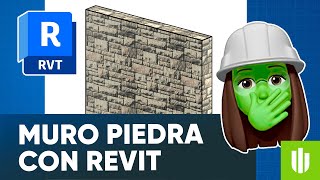 Muro de piedra en Revit  Tutorial Arcux paso a paso [upl. by Hillhouse]