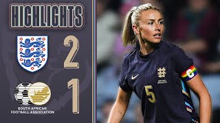 England 21 South Africa  Leah Williamson Scores On 50th Cap Night  Highlights [upl. by Lekram846]