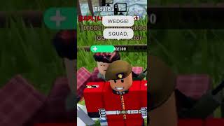 The British Army instructor died 4 times ROBLOX shorts [upl. by Erialc]