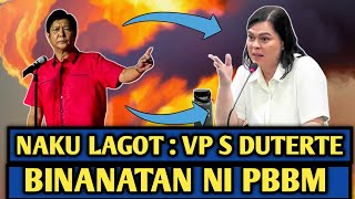 Matinding bwelta ni PBBM kay VP S DuterteMalaking gulo ito [upl. by Shulins]