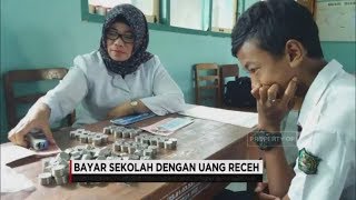 Inspiring Pakai Uang Receh Siswa Ini Bayar Seragam Sekolah [upl. by Rosette]