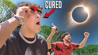 2024 Solar Eclipse Healed my Blind Son [upl. by Ahsekad]