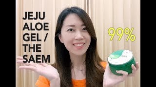 Review Jeju Aloe Gel 99 The Saem [upl. by Aekan]