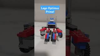 Lego Optimus prime transformers legotransformers lego legos optimusprime shorts moc toys [upl. by Letnuahs]