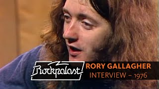 Rory Gallagher  Interview  1976 [upl. by Otxis]