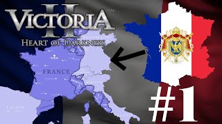 Victoria II  GFM Mod  Rise of Napoleon amp The 2nd Napoleonic War  Part 1 1836  1863 [upl. by Otilesoj]