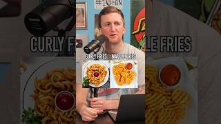 CURLY FRIES Or WAFFLE FRIES And More Which Tastes Better shorts fries food coke soda taste [upl. by Odraleba]