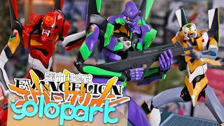 Evangelion Model Kits from Yolopark  UNBOXING and Review [upl. by Arahs]