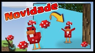 VEJA A GALINHA COGUMELO O NOVO MOB DO MINECRAFT EARTH [upl. by Yboj]