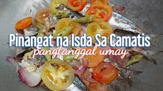 Pinangat na Isda sa Camatis  Pinangat na Galunggong Recipe  Mhans Lutong Pinoy Recipe [upl. by Bard]