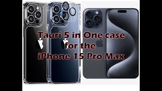 Tauri Case for the iPhone 15 Pro Max with Screen and Lens Protectors [upl. by Aniteb]