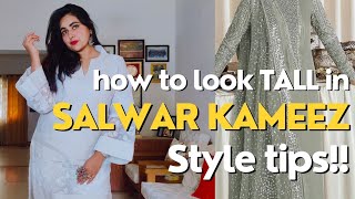 6 Style Tips to look tall in salwar kameez [upl. by Chin861]