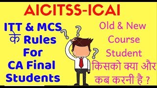 AICITSS Course amp Test Full details ICAI [upl. by Asillem]