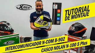 Tutorial de montaje Intercomunicador NCom en casco Nolan N100 5 Plus [upl. by Cadmar]