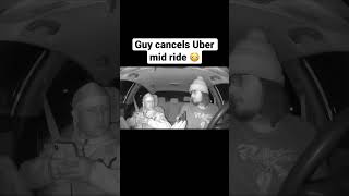 GUY CANCELS UBER MID RIDE 😳 Daawave shorts [upl. by Hajar]