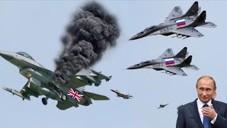 250 British F16 fighter jets were destroyed by Russian MIG29 fighter jets [upl. by Audrey]