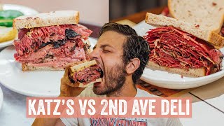 Which NYC Jewish Deli is Best Katzs vs 2nd Ave Deli  Jeremy Jacobowitz [upl. by Ferguson]