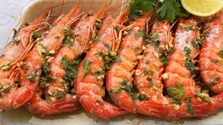 🎄GAMBONES AL HORNO SENCILLOS Y RÁPIDOS 🦐  BEATRIZ COCINA [upl. by Violeta875]