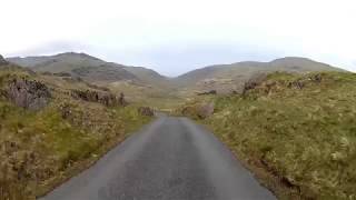 Going down on Hardknot Pass Lake District England  Lots of Animals [upl. by Elatnahs174]