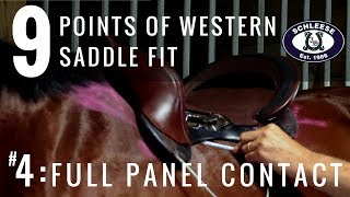 Tip 4 Full Panel Contact  The 9 Points of Western Saddle Fit [upl. by Jorry]