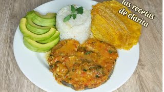 Bagre en Salsa Criolla  Las recetas de clarita [upl. by Dis]